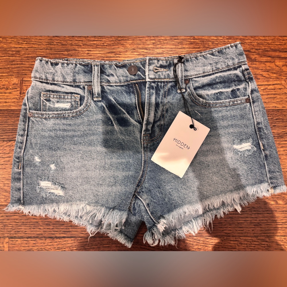 Hidden Women's Blue Jean Shorts